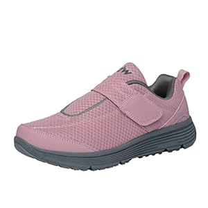 diawin Diabetiker Schuhe Herren und Damen – Nahtloser Großzügiger Extratiefer Innenraum – Orthopädische dw Schuhe mit Klettverschluss in 3 Breiten, Black Coffee