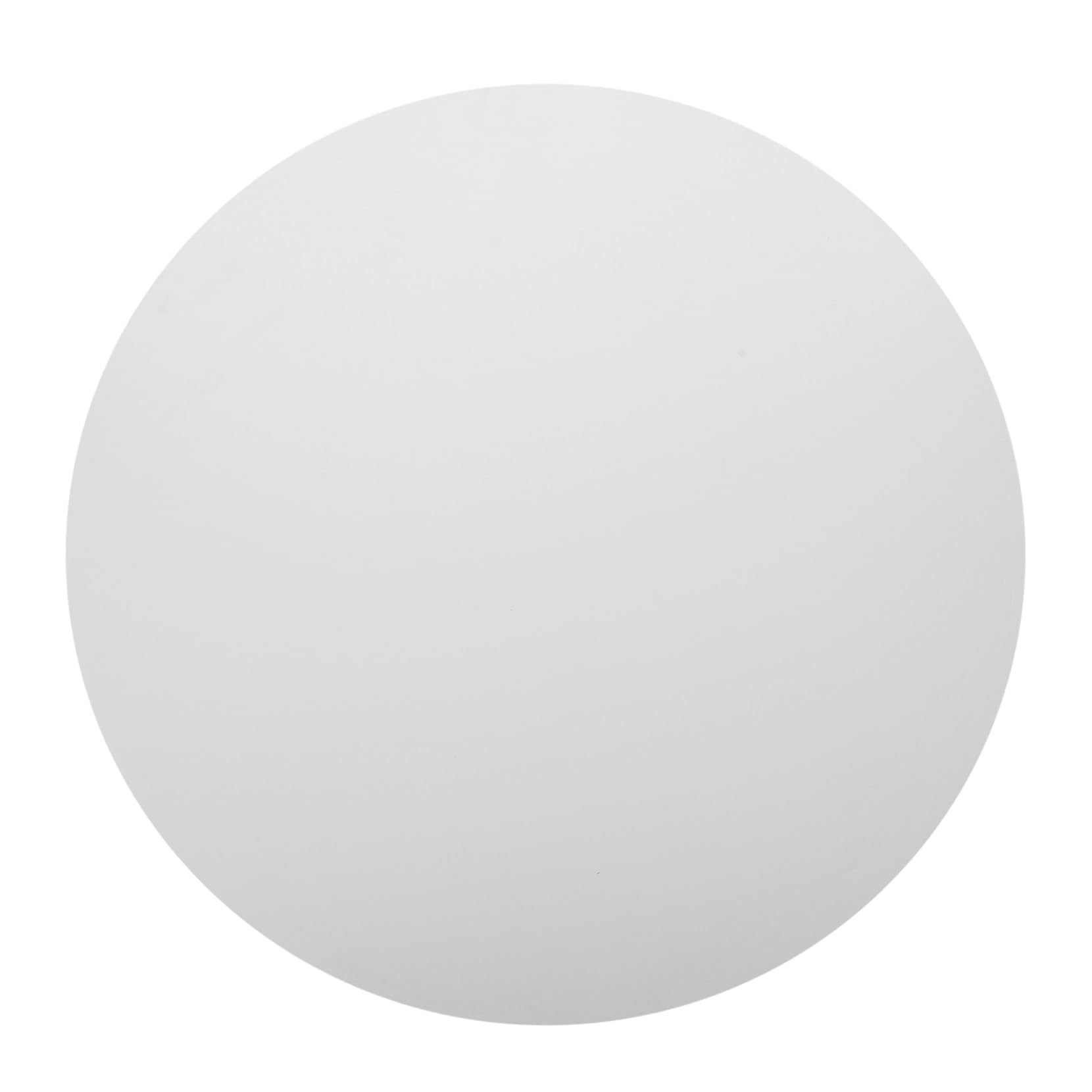 Toile D'artiste Ronde 50cm Blanche en Canvas, 1 Pièce