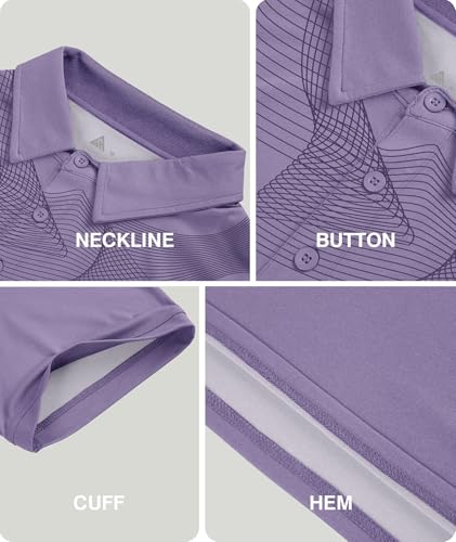 Image of ZITY Golf Polo Shirts for Men Short Sleeve UPF 50+ Athletic Tennis T-Shirt