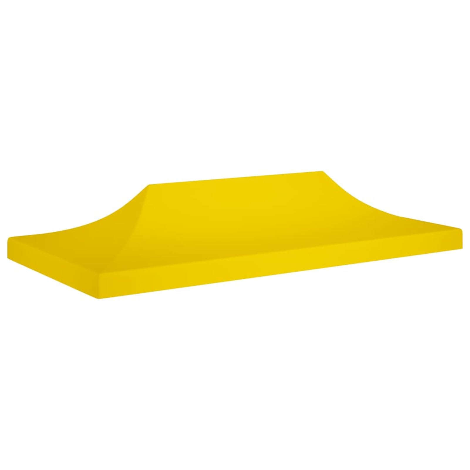 Homgoday Dach namiotowy 6 x 3 m żółty 270 g/m², dekoracja, pawilon ogrodowy składany do ogrodu balkon taras