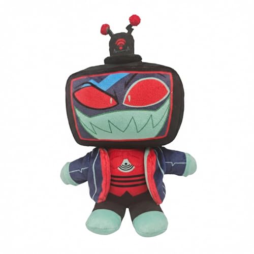 CHANGYUE Hazbin Hotels Vox plyschleksak Söt gosedjursfigur Docka Anime Tecknad Samlarplysch Leksak Hazbin Hotels Vox Kastkuddar Present till fans, 25 cm