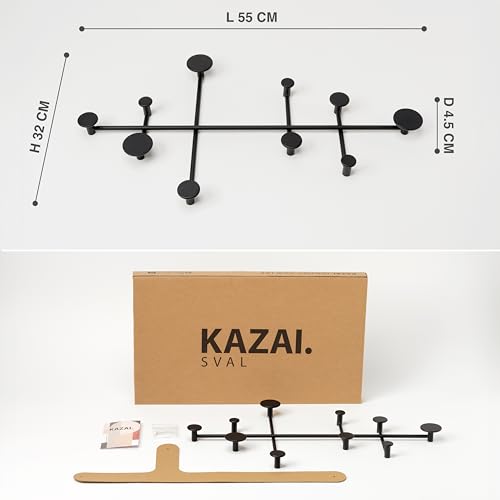 Kazai. K-WCRA-BK Sval' Wall Wardrobe | Minimalist Coat Hook Design From Berlin thumb #5