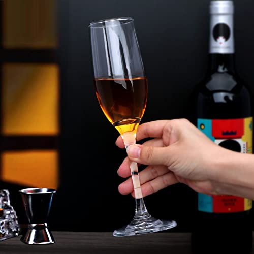 Cadamada 6 Oz Champagne Glasses, Champagne Flutes Set Of 12, For Champagne, Wine, High-End Banquets, Parties, Bars, Weddings, Gifts (12Pcs) #TOP3