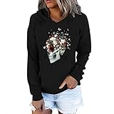 Women's Sweatshirts with Hood Long Sleeve Loose Fit Drawstring Crewneck Quarter Zip up Fall...