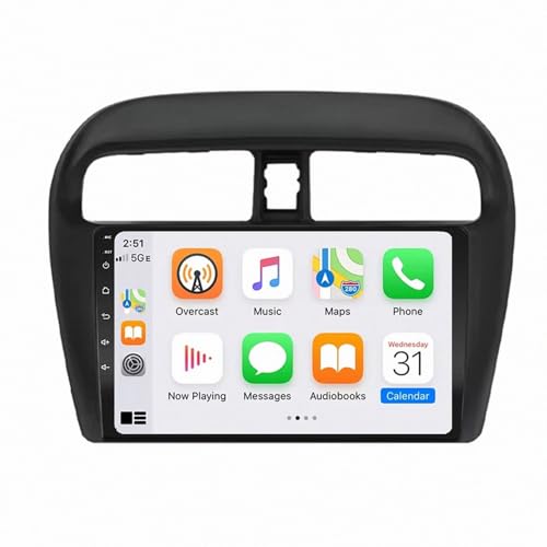Pantalla Carplay para Mitsubishi Mirage 6 elimina cables molestos con Mirror Link USB