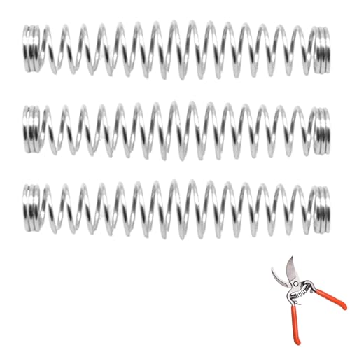 Pack of 3 Replacement Pruner Springs – Durable Repair Springs for Garden Secateurs & Hand Pruners, Easy to Install