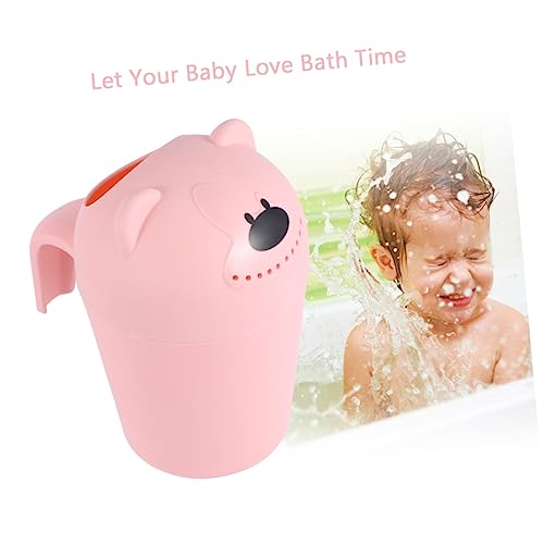 Totority Copo De Enxágue Para Banho De Bebê Balde De Água De Banho Esponja De Banho De Bebê Aspersão