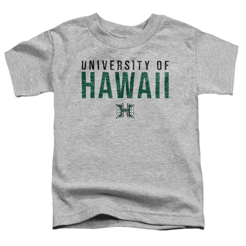 LOGOVISION University of Hawaii Stacked Kids T Shirt for Toddler Boys and Girls