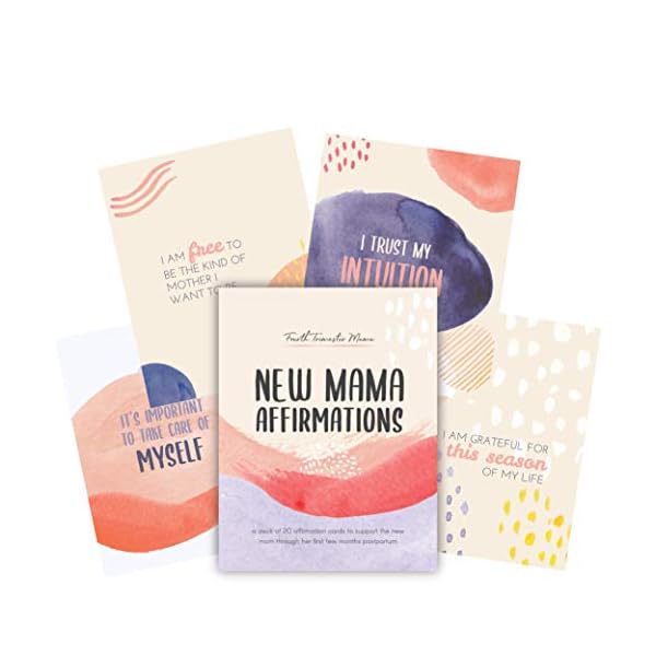 New Mama Affirmations – ein warmes und lebendiges Deck mit 20 aufbauenden Postpartum-Affirmationskarten zur…