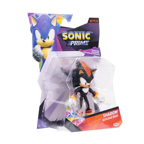 JAKKS Pacific Sonic Prime 5" Articulated Action Figure - Shadow Green Hill Zone by JAKKS Pacific - Image 4