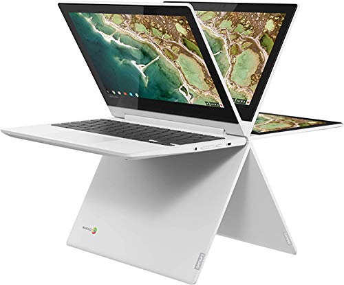 Image of Lenovo 2020 Newest Chromebook C330 11.6 inch HD IPS 2-in-1 Convertible Laptop Computer for Business and Student, MediaTek MT8173C 4GB RAM, 64 GB eMMC, Chrome OS w / 64GB SD Card