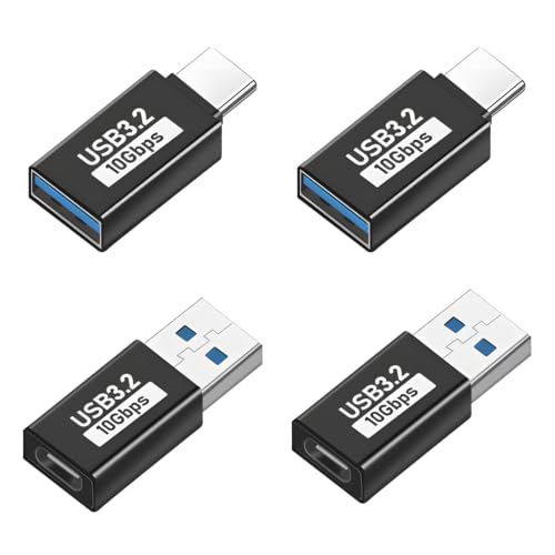 ���{�̒������ MSL FORCE �^�C�vC USB �ϊ��A�_�v�^ �����^ �ϊ��R�l�N�^ �}���[�d �����f�[�^�]�� (10Gbps(�X�g���b�v�Ȃ�), USB-A��USB-C(2��)+USB-C��USB-A(2��))