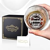 Perfectinsoy Sometimes You Forget You're Appreciated Funny Whiskey Glasses, Personalized Printed Whiskey Glasses on Bottom for Men, Appreciation Farewell Gifts for Coworker, Motivational Gifts for Men