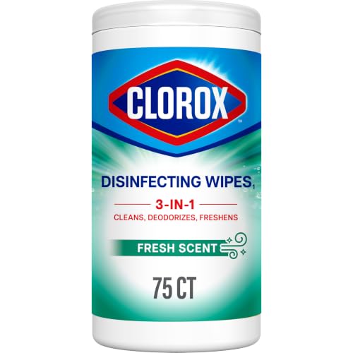 Clorox Disinfecting Wipes, Bleach Free, Fresh Scent, 75 Ct. - image 1