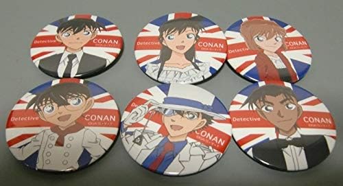 Amazon 名探偵コナンカフェ Cafe 16 ガチャ限定 缶バッジ 全6種 アニメ 萌えグッズ 通販