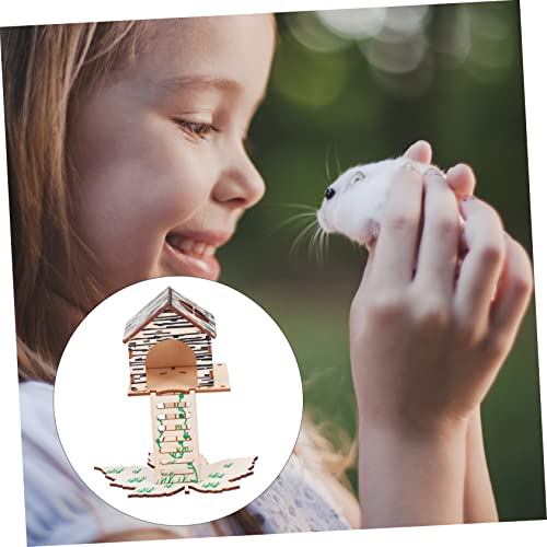 Hohopeti 2 Pçs Brinquedo De Hamster Mini Gaiola De Esconderijo Cama De Hamster Casa De Esconderijo B