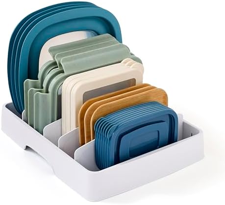 YouCopia StoraLid Food Container Lid Organizer for Kitchen Cabine...