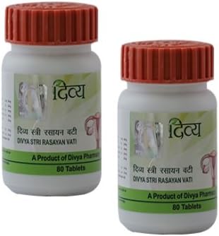 Divya Stri Rasayan Vati 80 Tablets x 2 Packs