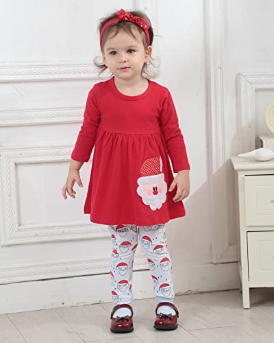 Image of Baby Girl Clothes Infant Toddler Clothes Fall Winter Outfit Clothing Set | Baby Girl Tops Pants Set, Long Sleeve Infant Clothes, Baby Girl Stuff, Toddler Stuff, Girls Clothing Set, Gift
