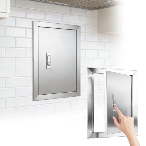 Heavy-Duty Customizable Basement Plumbing Access Panel Door Easy Install Waterproof Shower Wall Panel for Bathroom(WxH 14X29in (35x73cm))