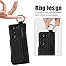 Konstreet for Samsung Galaxy Z Fold 7 Case with Credit Card Holder S Pen Holder and Cash Slot Fashion Design Luxury Business Retro Leather Magnetic Closure Cover- Black