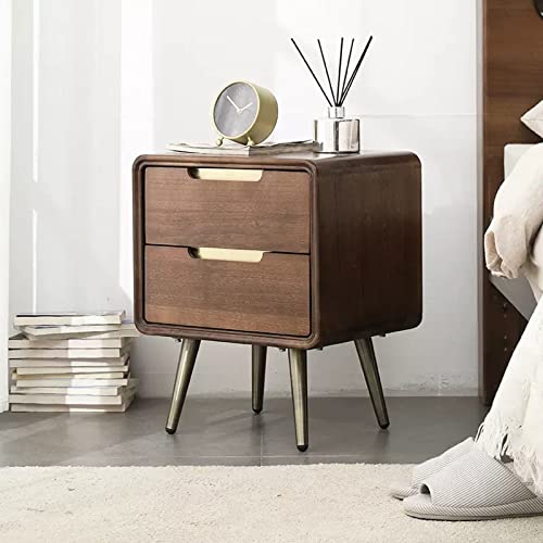Table de chevet bois massif armoire rangement 2 tiroirs table appoint - 7