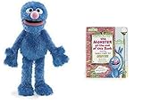 Sesame Street Grover Doll & Mini Book Set 15” Plush Kohl's Cares Stuffed Animal Elmo Cool