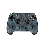 Glossy Glitter Gaming Skin Compatible with Valve Steam Machine Controller - Blue Hexa Camo - Premium 3M Vinyl Protective Wrap Decal Cover - Easy to Apply | Crafted in the USA by MightySkins
