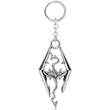 retsamradassaT The Elder Skyrim Scrolls V Dragon Keychain