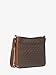 Imagen de Michael Kors Jet Set Travel Small Signature Logo Crossbody Bolso Messenger Marrón