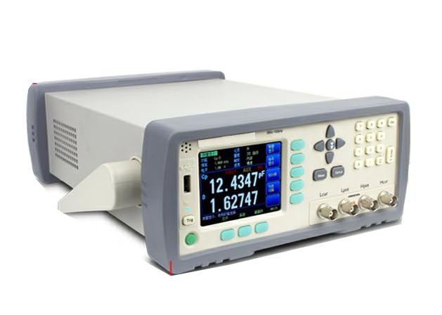 Precision LCR Meter Benchtop LCR Meter Digital LCR Bridge with Continuous Test Frequency 10Hz～20kH DCR Range 0.00001Ω ~ 99.9999MΩ Test Speed 40 Times/sec, 10 Times/sec, 3 Times/sec
