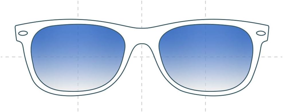 Sunglass Fix Replacement Sunglass Lenses Compatible for Prada SPS02P & PS02PS 57mm (Non-Polarized SFx-Diamond French Blue Gradient Pair)