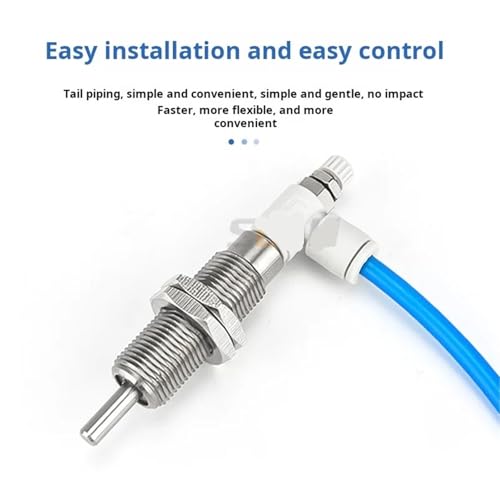 Cilindro de aguja MPE8X5 de simple efecto con rosca externa 5
