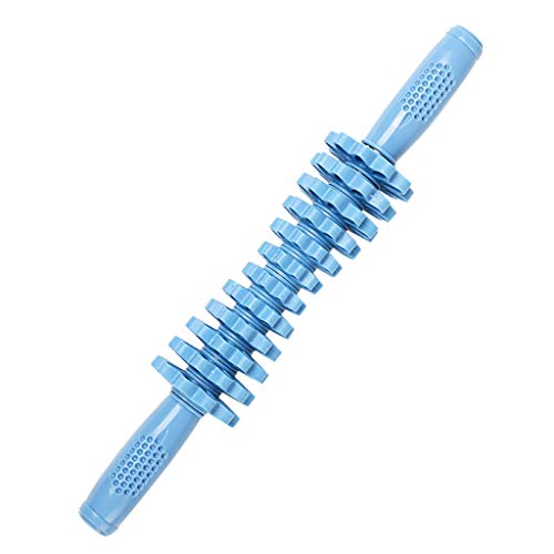 ErYao Muscle Roller Stick for Athletes- 15.7" Body Massage Sticks- 12-Section Removable Adjustment
