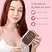 Air Beauty Wooden Paddle Hair Brush - Professional Detangler With Nylon Bristles For Growth And Scalp Massage - Anti-Frizz Design For All