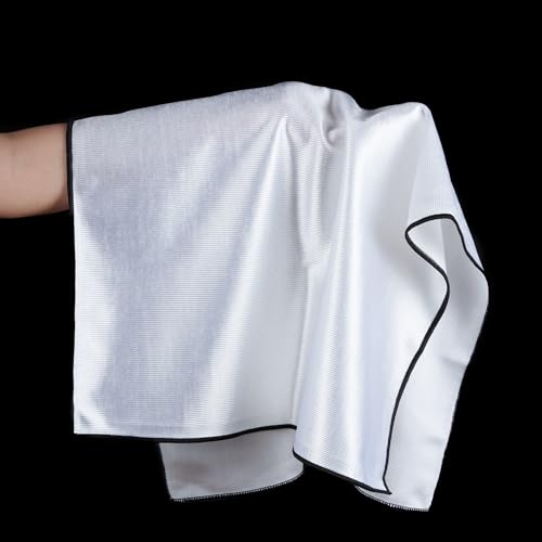 Miniatura 6 de Polyte - Trapo Abrillantador De Microfibra Para Copas De Vino - Ideal Para Uso Profesional - Blanco Negro - 46 X 71 Cm - Pack De 2