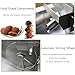 GESAIDES Commercial Chocolate Tempering Machine with Auto Dispenser & Vibrating Table Stainless Steel Melter for Fountain, Strawberry Coating, Bars & Desserts,12kg