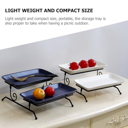 Plateau à desserts à étages double couche pour simplifier vos buffets - 8