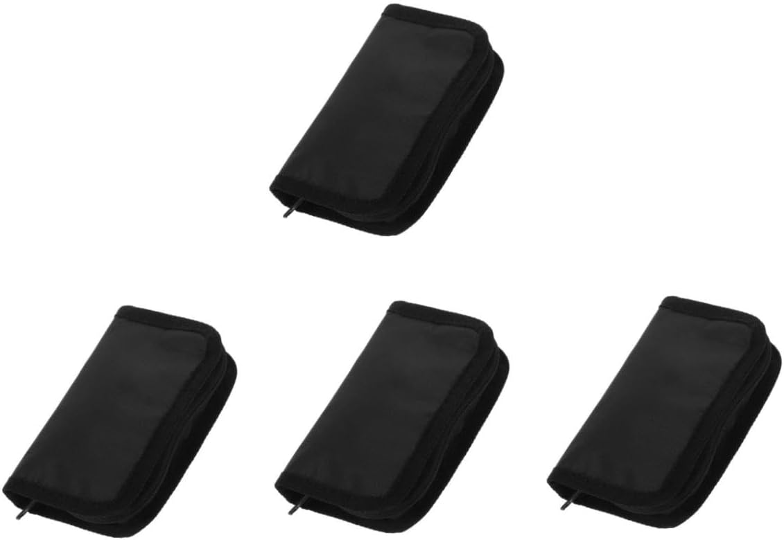 4pcs Portable Organizer Case for Monitoring System Compact Storage Pouch for Supplies Travel-Friendly Zipper Closure for Management and Doctor Supplies