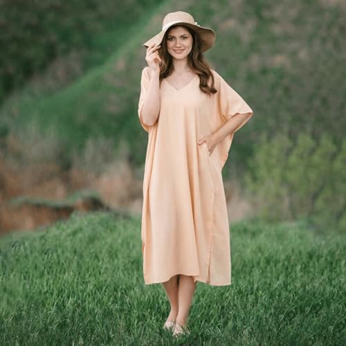 Image of Miss Lavish London Women's Kaftan- Kaftan Dress for Casual, Party, Evening, Vacation and Everyday Wear