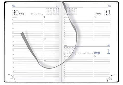 GÜSS Taschenkalender, 1 Tag = 1 Seite, DIN A6