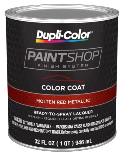 Dupli-Color Paint Shop Finish Base Coat Molten Red Metallic
