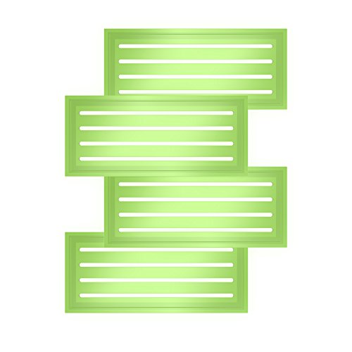 Trademark Home 4-Piece Glow in The Dark Non-Slip Mat