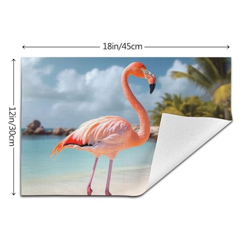 Sets de table tissés lavables pour protéger de la chaleur du plat - 5