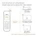 Gigaset COMFORT 520HX – DECT-Mobilteil mit Ladeschale – Schnurloses Telefon für Router und DECT-Basis, titanium-schwarz [Kompatibel in DE, IT, FR, NL, BE, CHE, AUT] [Ohne Basis]