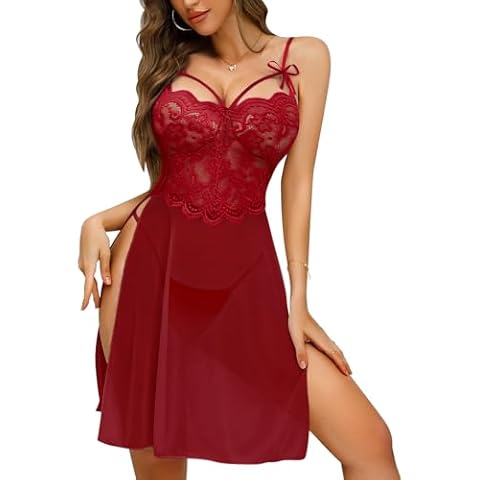 Tuopuda Nuisette Sexy Femme Chemise Cover