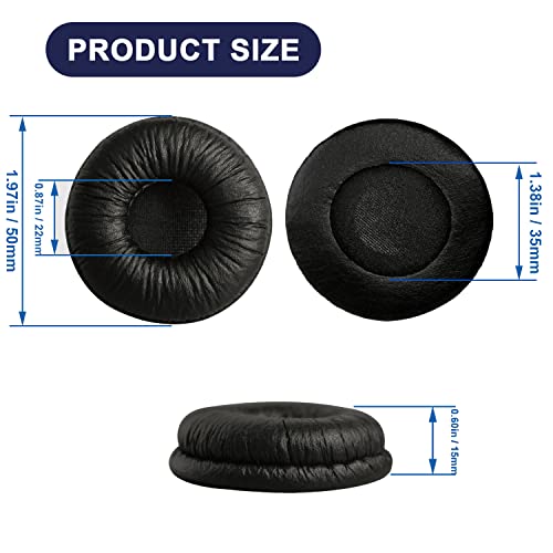 Ear Cushions For Plantronics Headset Replacement Ear Pads Compatible With Plantronics Hw251N Hw261N Hw510 Hw520 Blackwire C320 3210 3220 3320 Jabra Biz 2300 Gn2000 Pro 920 9450 Headphones (4 Pack) #TOP2