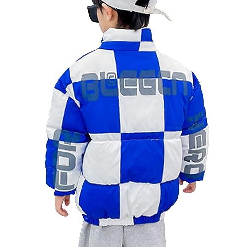 Boys' Warm Winter Puffer Coat Parka Jacket Snow Outwear Blue-90-18 Months3