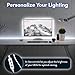 Power Practical LED Lights for TV Backlight - Luminoodle, USB Powered TV LED Light Strip w/ Bias Ambient Lighting for Home Theater - True White - Size (24