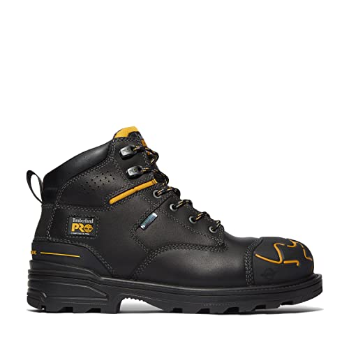 Timberland PRO Timberland PRO Men's Magnitude 6 Inch Composite Safety Toe Puncture Resistant Waterproof Industrial Work Boot, Black-2024 NEW, 10M